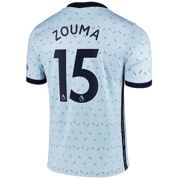 Maillot Football Chelsea NO.15 Zouma Exterieur 2020-21 Bleu